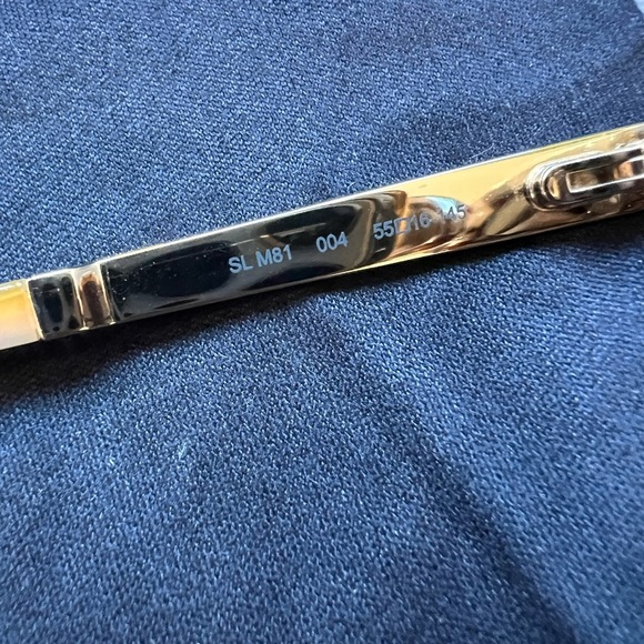 YSL Monogram Cat Eye Tortoise Shell Sunglasses - Picture 8 of 17